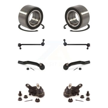 Front Bearing Lower Ball Joint Outer Tie Rod & Link Kit (8Pc) For 2004-2010 Toyota Sienna K7T-108170