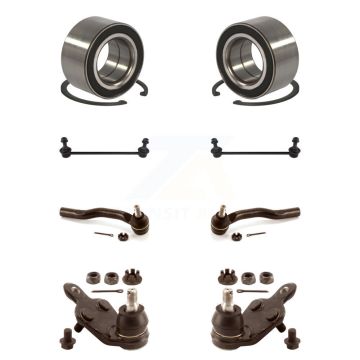 Front Bearing Lower Ball Joint Outer Tie Rod End Sway Bar Link Kit (8Pc) For Toyota Camry K7T-108171