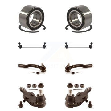 Front Bearing Lower Ball Joint Outer Tie Rod End Link Kit (8Pc) For 2007-2009 Lexus ES350 K7T-108172