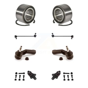 Front Wheel Bearing Lower Ball Joint Outer Tie Rod Link Kit (8Pc) For Ford Focus Transit K7T-108178