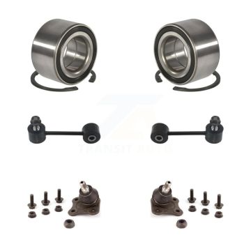 Front Wheel Bearing Lower Ball Joint & Sway Bar Link Kit For Volkswagen Jetta Golf Beetle K7T-108183