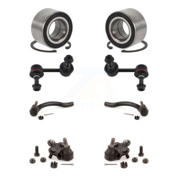 Front Bearing Lower Ball Joint Outer Tie Rod End Link Kit (8Pc) For Honda Civic Acura CSX K7T-108200