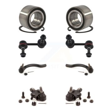 Front Bearing Lower Ball Joint Outer Tie Rod End Link Kit (8Pc) For Honda Civic 1.3L 1.8L K7T-108201