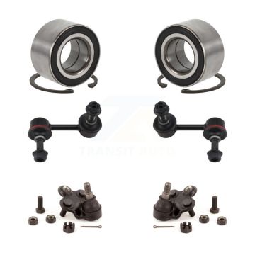 Front Wheel Bearing Lower Ball Joint & Link Kit (6Pc) For 2006-2011 Honda Civic Acura CSX K7T-108202