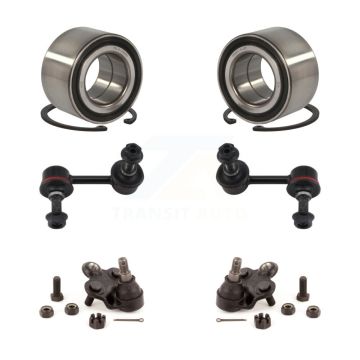 Front Wheel Bearing Lower Ball Joint & Link Kit (6Pc) For 2006-2011 Honda Civic 1.3L 1.8L K7T-108203