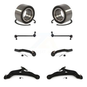 Front Bearing Lower Control Arm Outer Tie Rod Link Kit (8Pc) For 2004-2010 Toyota Sienna K7T-108205