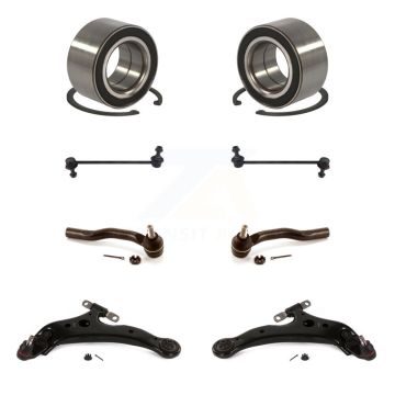 Front Bearing Lower Control Arm Outer Tie Rod Link Kit (8Pc) For 2005-2012 Toyota Avalon K7T-108208