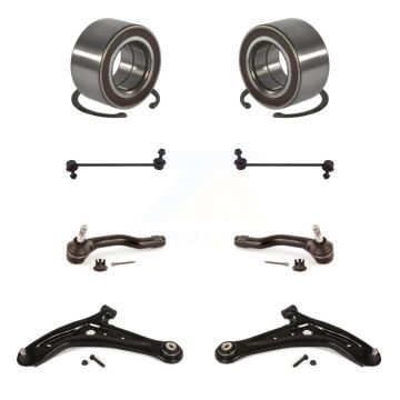 Front Wheel Bearing Lower Control Arm Outer Tie Rod Link Kit (8Pc) For 2011-2014 Mazda 2 K7T-108213
