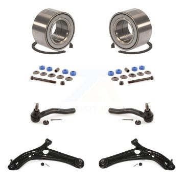 Front Bearing Lower Control Arm Ball Joint Outer Tie Rod & Link Kit (8Pc) For Toyota Echo K7T-108214