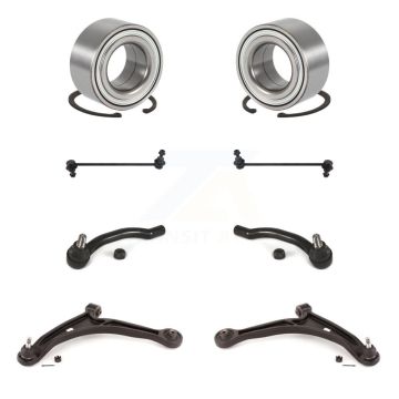 Front Bearing Lower Control Arm Outer Tie Rod & Link Kit (8Pc) For Honda Pilot Acura MDX K7T-108216
