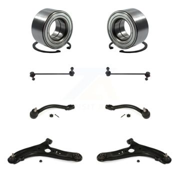 Front Bearing Lower Control Arm Outer Tie Rod Link Kit (8Pc) For Hyundai Elantra GT Coupe K7T-108218