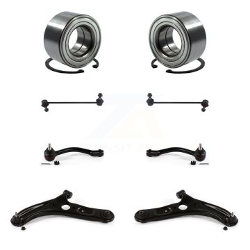 Front Bearing Lower Control Arm Outer Tie Rod & Link Kit (8Pc) For Kia Forte Forte5 Koup K7T-108219