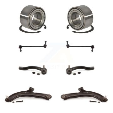 Front Bearing Lower Control Arm Outer Tie Rod & Link Kit (8Pc) For 2010-2011 Nissan Versa K7T-108221