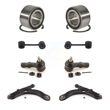 Front Bearing Lower Control Arm Outer Tie Rod & Link Kit (8Pc) For Volkswagen Jetta Golf K7T-108228