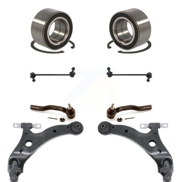 Front Bearing Lower Arm Outer Tie Rod Link Kit (8Pc) For Toyota Camry Solara Lexus ES330 K7T-108245