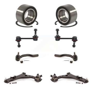 Front Bearing Lower Control Arm Outer Tie Rod & Link Kit (8Pc) For Ford Edge Lincoln MKX K7T-108250