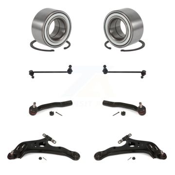 Front Bearing Lower Control Arm Outer Tie Rod Link Kit (8Pc) For 2011-2020 Toyota Sienna K7T-108254
