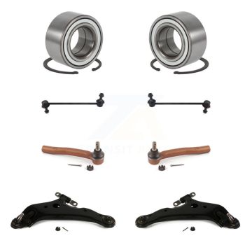 Front Bearing Lower Control Arm Outer Tie Rod Link Kit (8Pc) For Toyota Highlander Lexus K7T-108256
