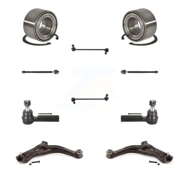 Front Bearing Lower Arm Outer Inner Tie Rod Link Kit (10Pc) For Ford Escape Mazda Tribute K7T-108262