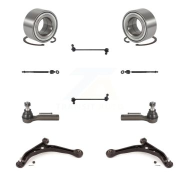 Front Bearing Lower Arm Outer Inner Tie Rod & Link Kit (10Pc) For 2002-2004 Honda Odyssey K7T-108264
