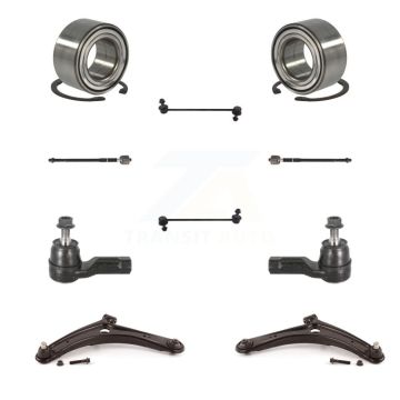 Front Bearing Lower Arm Outer Inner Tie Rod End Link Kit (10Pc) For Mitsubishi Outlander K7T-108276