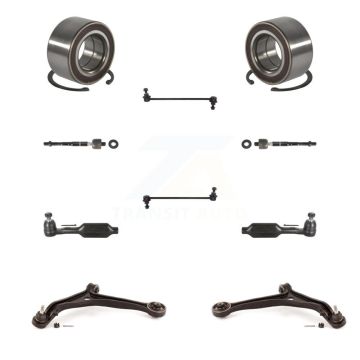 Front Bearing Lower Control Arm Outer Inner Tie Rod End Link Kit (10Pc) For Honda Odyssey K7T-108277