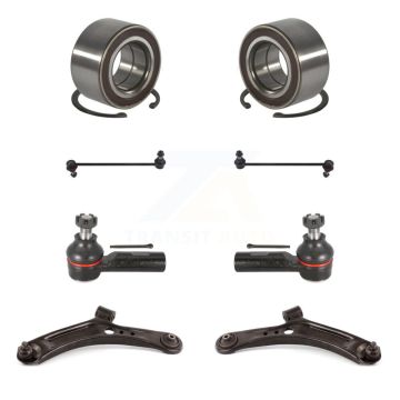 Front Bearing Lower Control Arm Outer Tie Rod End Link Kit (8Pc) For Suzuki SX4 Crossover K7T-108281