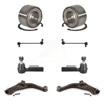 Front Wheel Bearing Lower Control Arm Outer Tie Rod Link Kit (8Pc) For Ford Escape Mazda K7T-108283