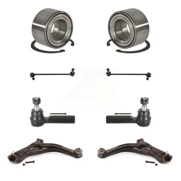 Front Wheel Bearing Lower Control Arm Outer Tie Rod Link Kit (8Pc) For Ford Escape Mazda K7T-108284