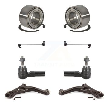 Front Wheel Bearing Lower Control Arm Outer Tie Rod Link Kit (8Pc) For Ford Escape Mazda K7T-108285