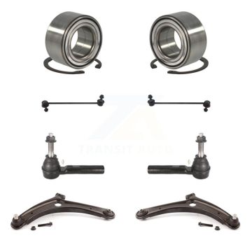 Front Wheel Bearing Lower Arm Outer Tie Rod Link Kit (8Pc) For Jeep Patriot Compass Dodge K7T-108290