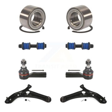 Front Bearing Lower Control Arm Ball Joint Outer Tie Rod & Link Kit (8Pc) For Toyota Echo K7T-108305