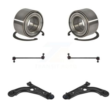Front Wheel Bearing Lower Control Arm Link Kit For 2012-2017 Fiat 500 Naturally Aspirated K7T-108309