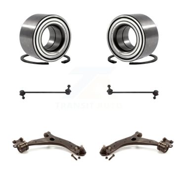 Front Bearing Lower Control Arm with Ball Joint Sway Bar Stabilizer Link Kit For Mazda 3 K7T-108322