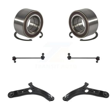 Front Bearing Lower Control Arm with Ball Joint & Sway Bar Link Kit For 2012-2017 Kia Rio K7T-108346
