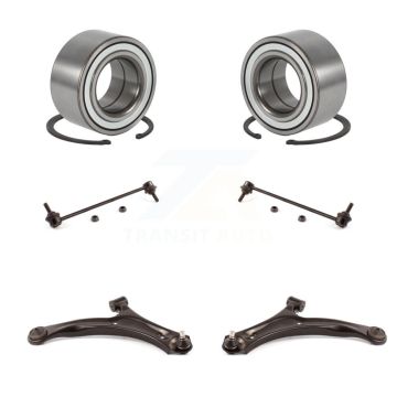 Front Wheel Bearing Lower Control Arm with Ball Joint Link Kit For 2004-2007 Suzuki Aerio K7T-108350