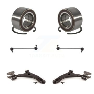 Front Bearing Lower Control Arm with Ball Joint And Link Kit For 2010-2013 Mazda 3 Sport K7T-108351