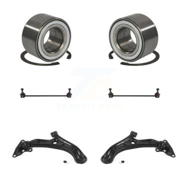 Front Wheel Bearing Lower Control Arm with Ball Joint And Sway Bar Link Kit For Honda Fit K7T-108368