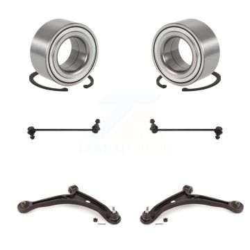 Front Wheel Bearing Lower Control Arm with Ball Joint Link Kit For Honda Pilot Acura MDX K7T-108376