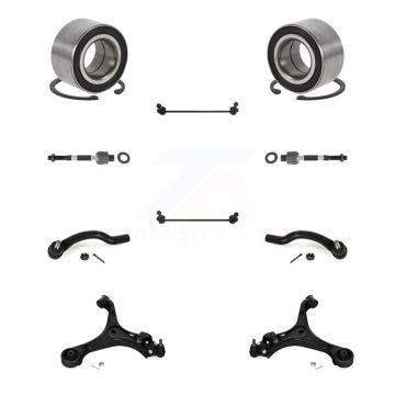 Front Bearing Lower Control Arm Outer Inner Tie Rod Link Kit (10Pc) For Honda Civic Acura K7T-108382