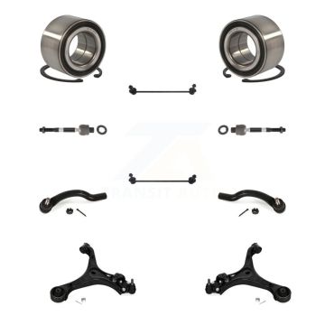 Front Wheel Bearing Lower Control Arm Outer Inner Tie Rod Link Kit (10Pc) For Honda Civic K7T-108383