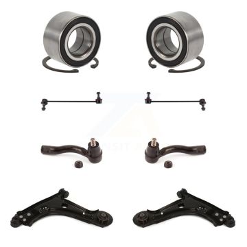 Front Bearing Lower Control Arm Outer Tie Rod & Link Kit (8Pc) For 04-07 Chevrolet Optra K7T-108405