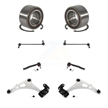 Front Bearing Lower Control Arm Outer Tie Rod & Link Kit (8Pc) For Honda Pilot Acura MDX K7T-108406