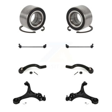Front Bearing Lower Control Arm Outer Tie Rod & Link Kit (8Pc) For Honda Civic Acura ILX K7T-108413