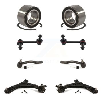 Front Bearing Lower Control Arm Outer Tie Rod End Link Kit (8Pc) For 2007-2012 Mazda CX-7 K7T-108415