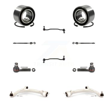 Front Bearing Lower Arm Outer Inner Tie Rod End Link Kit (10Pc) For Nissan Altima Maxima K7T-108420