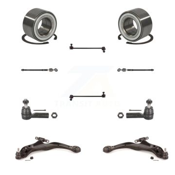 Front Bearing Lower Arm Outer Inner Tie Rod End Link Kit (10Pc) For Toyota Solara Avalon K7T-108421