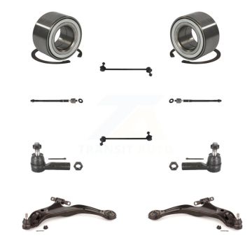 Front Bearing Lower Arm Outer Inner Tie Rod & Link Kit (10Pc) For 1998-2002 Toyota Sienna K7T-108422
