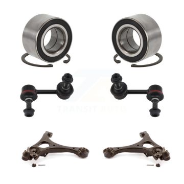 Front Bearing Lower Control Arm with Ball Joint & Link Kit (6Pc) For 2006-2011 Acura CSX K7T-108446