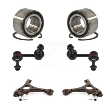 Front Wheel Bearing Lower Control Arm Link Kit (6Pc) For 2006-2011 Honda Civic 1.3L 1.8L K7T-108448